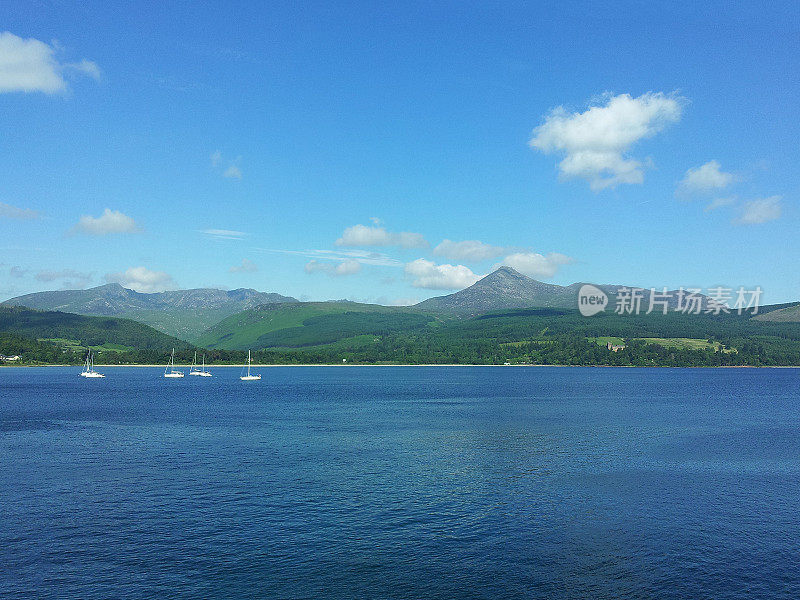 Isle of Arran showing Goat Fell